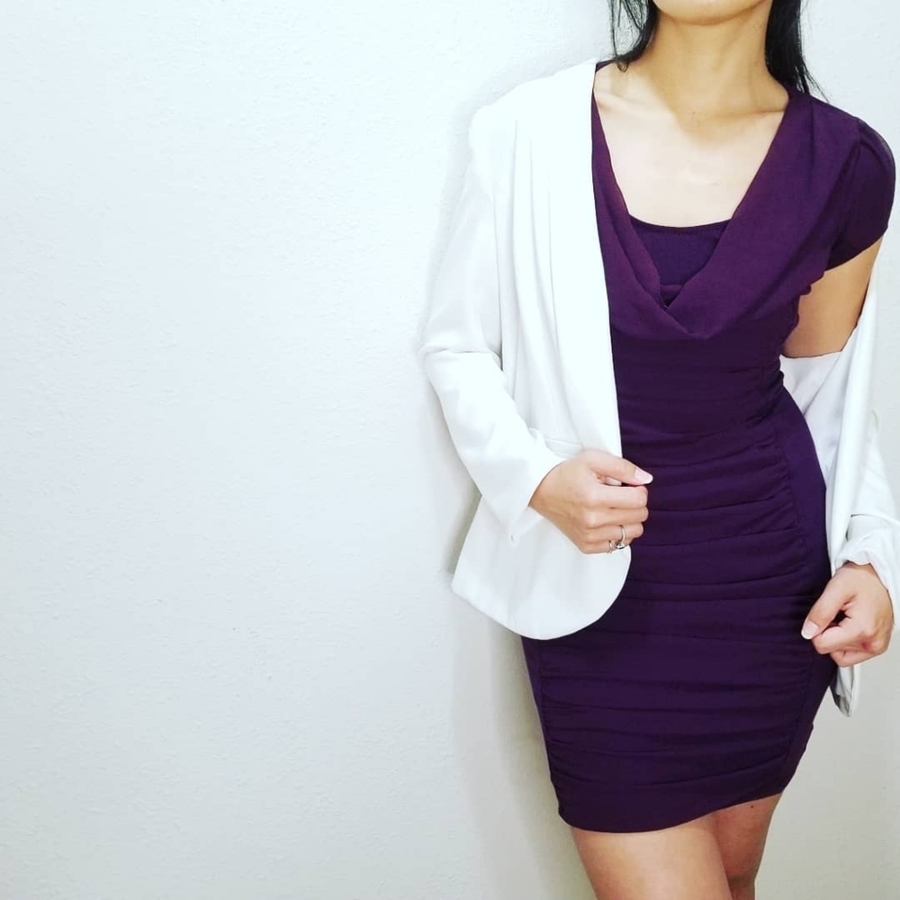 Express mini bodycon dress